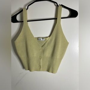 Sage tank top